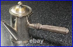 Vintage French Christofle Silver Plate Chocolate Pot