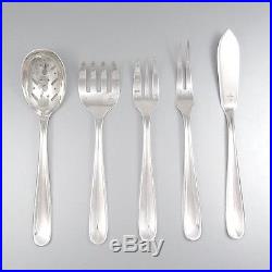 Vintage French Christofle Silver Plate Cocktail Hors-duvre Set, Dax Pattern