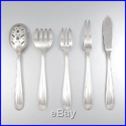 Vintage French Christofle Silver Plate Cocktail Hors-duvre Set, Dax Pattern