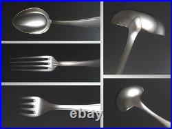 Vintage French Christofle Silver Plated Flatware Set, 25 pcs, Albatros, ca1930
