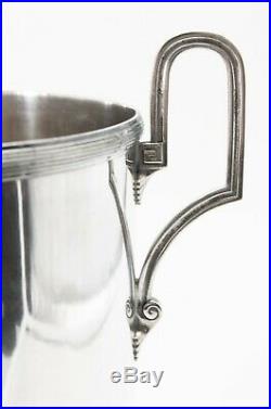 Vintage French Silver Plate Neoclassical Champagne Bucket Wine Cooler Ice Bucket