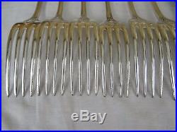 Vintage French Silverplate Flatware Louis XVI Style 35 pieces Brillant Luster