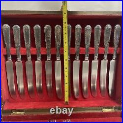 Vintage GORHAM EP Flatware, 60 Pieces, Pat. 1923 S Serving For 12 Silver Plate