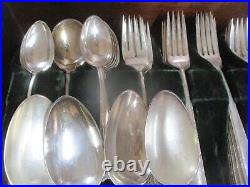 Vintage GORHAM SILVER PLATED Flatware SET of 81 PIECES in Case NO MONOGRAM