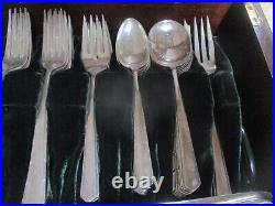 Vintage GORHAM SILVER PLATED Flatware SET of 81 PIECES in Case NO MONOGRAM