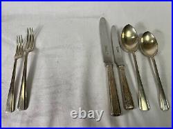 Vintage Garrard and Co Silverware Set Service For Nine Regent Plate Silver Plate