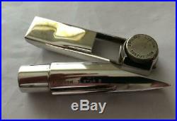 Vintage Geoff Lawton rare silver plated 7 starB Alto mouthpiece