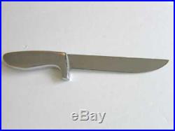 Vintage Gerber Shorty Hunting / Fishing Knife Early Chrome Plated Version