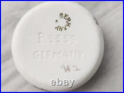 Vintage Germany P5559 Silver Overlay 18 Salt Cellar 2 Tiered Plate Master Salt