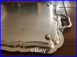 Vintage Gorham EPNS Silverplate Y1028 Huge Serving Tray, 22 x 16 1/2