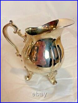 Vintage Gorham Heritage Silver Plated Set Coffee Tea Sugar Creamer