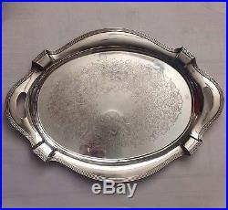 Vintage Gorham Plymouth YC1038 25 Tea Service Tray Silver Plate Excellent