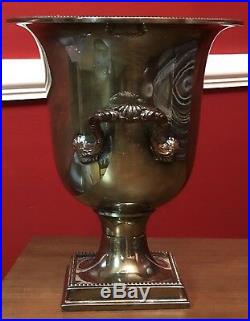 Vintage Gorham Silver Plate Champagne Wine Cooler Ice Bucket Trophy Cup Shell