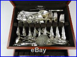 Vintage Gorham Silverplate Silverware 97 pieces with Chest McGraw Pacific