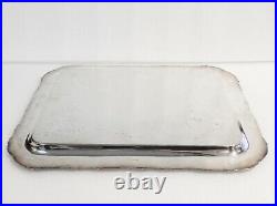 Vintage HALLMARKED Silver Plate 20 Serving Platter Tray GRAPES