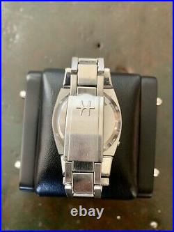 Vintage HAMILTON QED LED PSR late 70s Chrome (plated) Watch In Great Condition