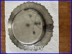 Vintage Haddon Hall Official Reproduction Sheffield Silver Plate 9.5 Tray