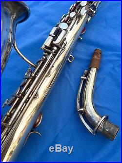 Vintage Henri Selmer Silver Plate Alto Saxophone/Sax Serie 1922 No. 788 Original