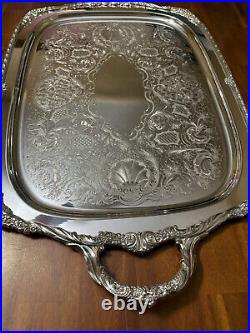 Vintage Heritage 1847 Rogers Bros 9499 Silver Plated Serving Platter Tray