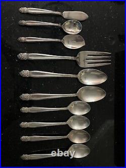 Vintage Holmes & Edwards Danish Princess Silver-plate Service for 8+ 10 Hostess