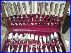 Vintage Holmes & Edwards Youth pattern service for 12 silverware & hostess set