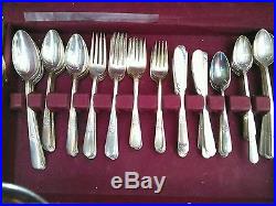 Vintage Holmes & Edwards Youth pattern service for 12 silverware & hostess set