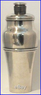 Vintage International Silver Co. Silverplated Cocktail Shaker Meriden S. P. Co