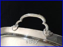 Vintage International Silver Plated Georgian Court Large & Heavy Serving Tray