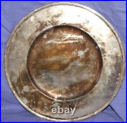 Vintage Italian silver plated serving plate tray platter