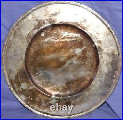 Vintage Italian silver plated serving plate tray platter