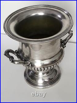 Vintage KENT SILVERSMITHS Silver Plate CHAMPAGNE ICE BUCKET Trophy Urn Vase