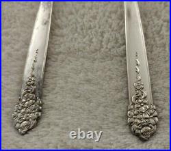 Vintage KING EDWARD 1949 Moss Rose Silver-plated National Silver Set for 8