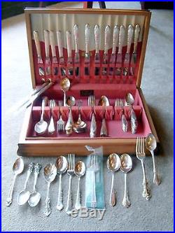 Vintage King Edward & Lady Betty Silverplate Flatware & More 110 + pieces