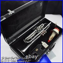 Vintage King HN White Silver Flair Trumpet Professional made in Cleveland