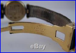 Vintage Ladies Must De Cartier Vermeil Gold Plate 925 Silver Watch Working (K37)