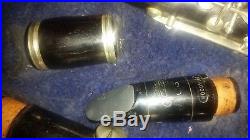 Vintage Lafayette C Clarinet, Albert System, low pitch, silver plate