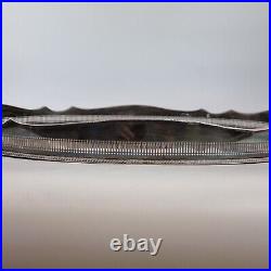 Vintage Large Silver Plated Galleried Tray62cm Long