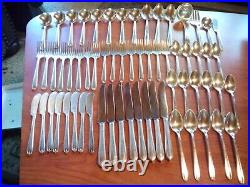 Vintage Longchamps/Chaumont 63pc Service for 8+Service Heirloom Plate Oneida MCM
