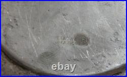 Vintage Meadowbrook WM A Rogers floral silver plated serving plate tray