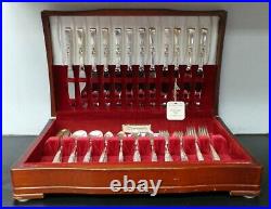 Vintage Morning Star Community Plate Silverware Set 12 Service with Box 76 Pieces