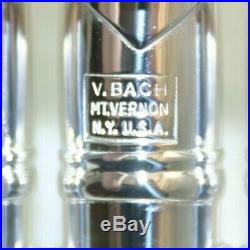 Vintage Mount Vernon Bach Stradivarius Trumpet 1961 Silver Plated Gold Wash Bell