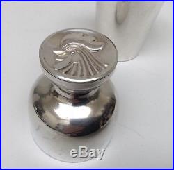 Vintage Napier Silver Plate Personal Cocktail Shaker WithRooster Lid 4 Available