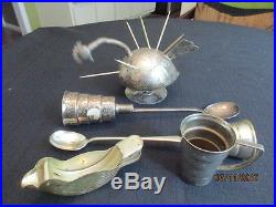 Vintage Napier Silver Plated Barware (5 Pieces)