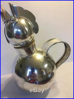 Vintage Napier Silver plate Rooster Cocktail Shaker RARE