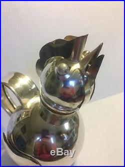 Vintage Napier Silver plate Rooster Cocktail Shaker RARE