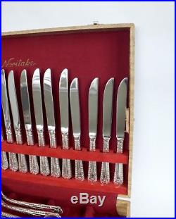 Vintage Noritake Japan Silver Plated 84 Piece Canteen of Cutlery 8 Settings