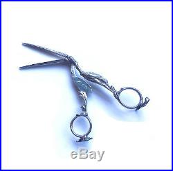 Vintage Novelty Midwife Silver Stork Umbilical Cord Scissors, Germany