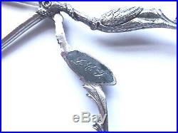 Vintage Novelty Midwife Silver Stork Umbilical Cord Scissors, Germany
