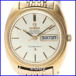 Vintage OMEGA Constallation Chronometer Cal 751 Pink Gold Plated Watch BF508574