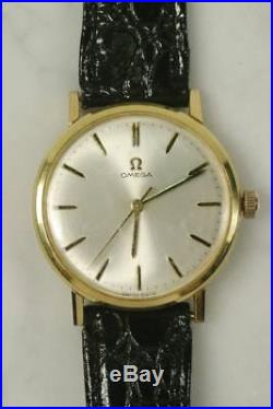 Vintage OMEGA Gold Plated Men's Watch. 601 Caliber 17 Jewels 1960's SWISS